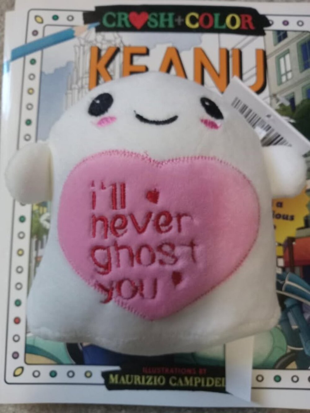 I'll never ghost you ghost plushie BNWT